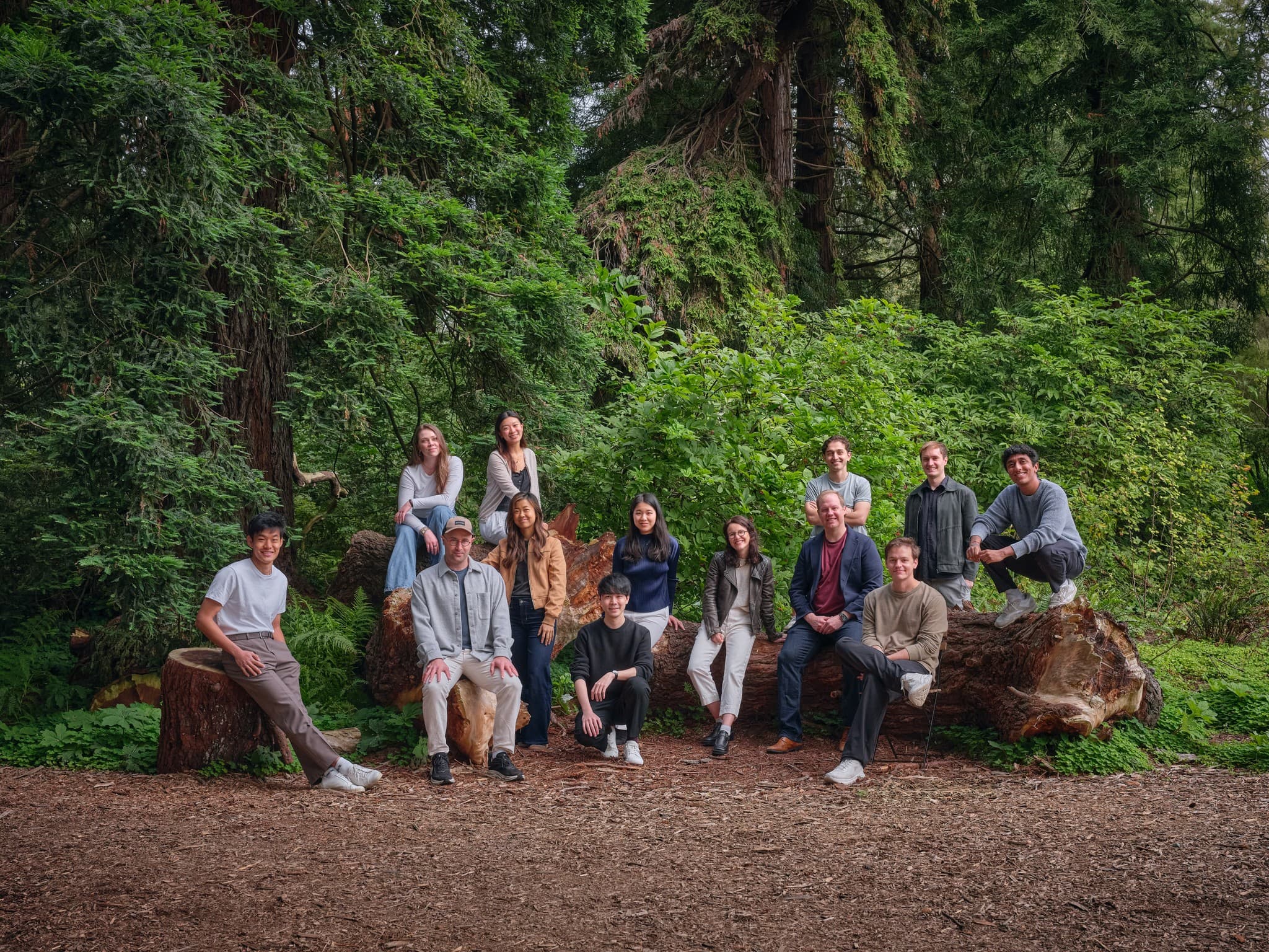 The Engram team together at the office